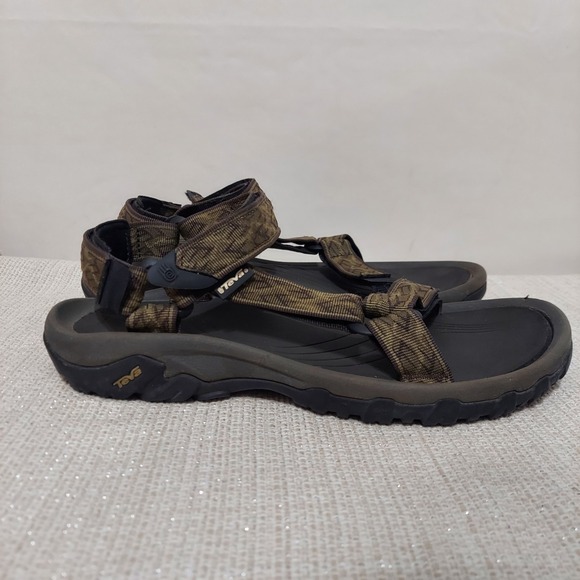 Teva Hurricane XLT2 Men's Size 10 Sandal Slingback Hiking Footbed Green Shoes - Picture 1 of 8